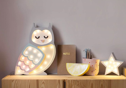 Little Lights, Night lamp for children's room, Owl