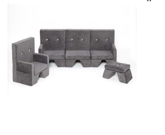 Misioo, grey furniture set for the children's room 