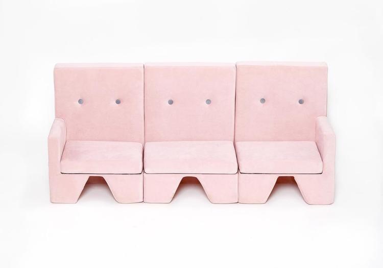 Misioo, rosa möbelset till barnrummet 