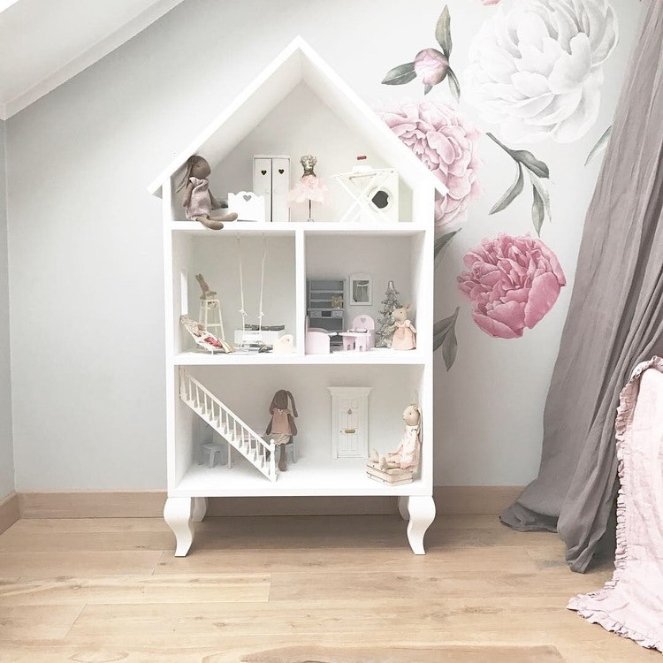 Lily, large white wooden dollhouse 