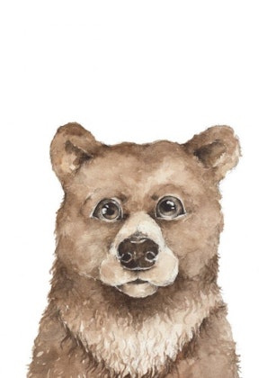 Poster Bear, poster for the children's room