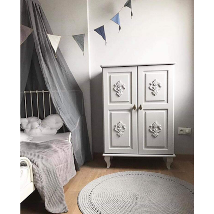 Cabinet for children's room, Charlotte grey