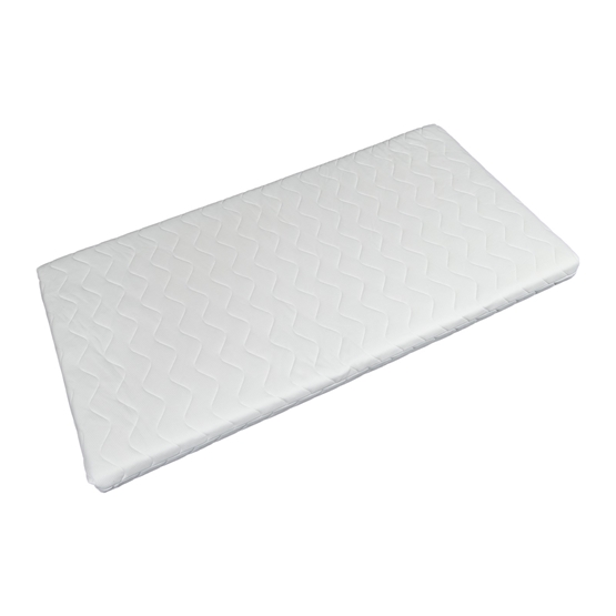 Standard mattress for bed 160x80, 12 cm thick 