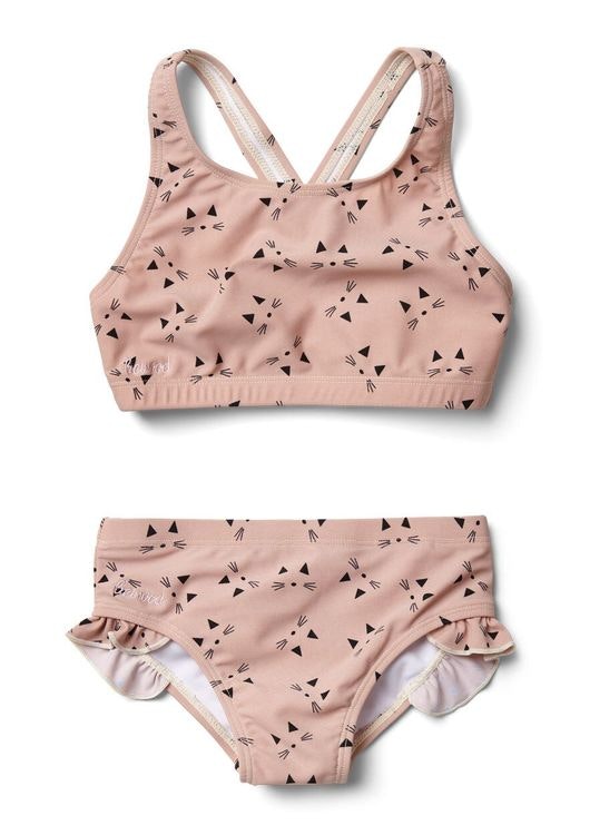 Liewood, bikini, Juliet cat rose - Babylove.se