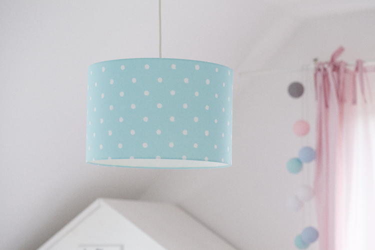 Lamps&Company, Taklampa till barnrummet, Lovely dots mint 