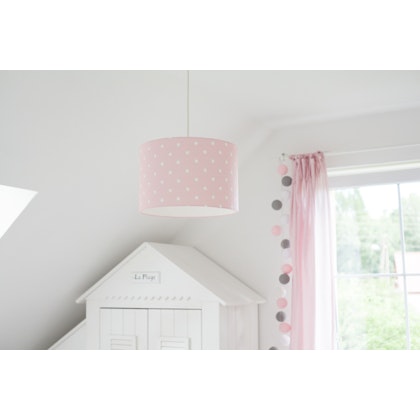 Lamps&Company, Taklampa till barnrummet, Lovely dots pink