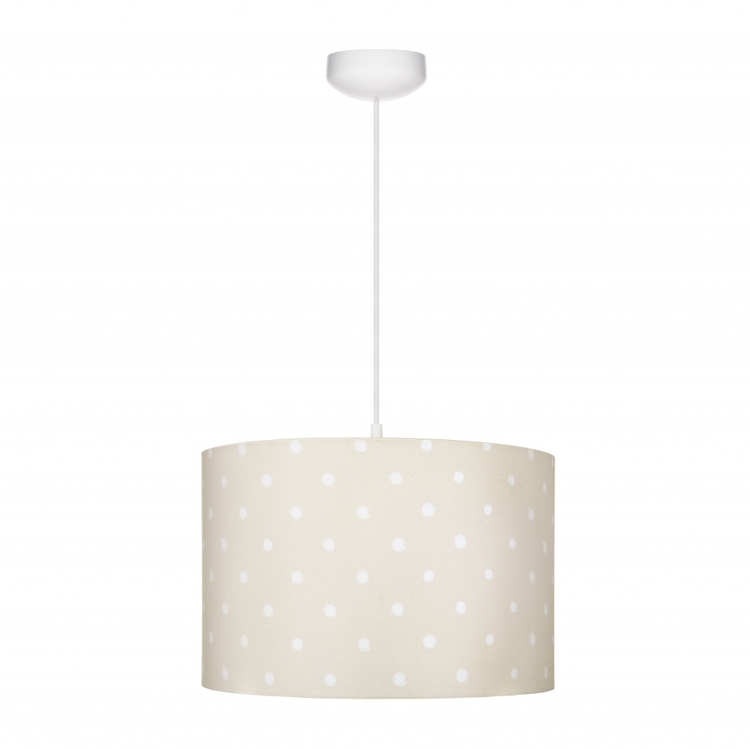 Lamps&Company, Taklampa till barnrummet, Lovely dots beige 