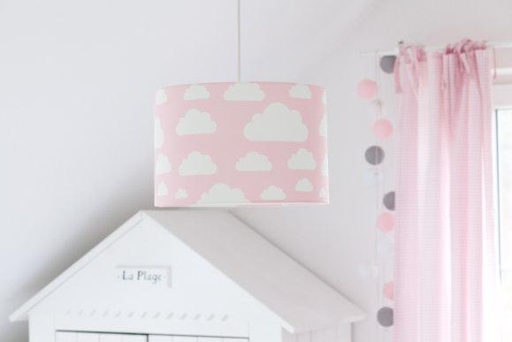 Lamps&Company, Pink ceiling lamp for the children's room, cloud 