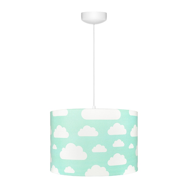 Lamps&Company, Mint ceiling lamp for the children's room, cloud 