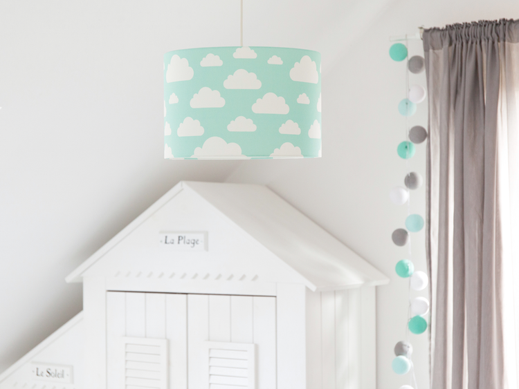 Lamps&Company, Mint taklampa till barnrummet, moln 