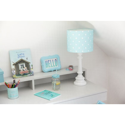 Lamps&Company, Table lamp for the children's room, dots mint