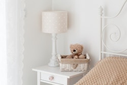 Lamps&Company, Table lamp for the children's room, dots beige