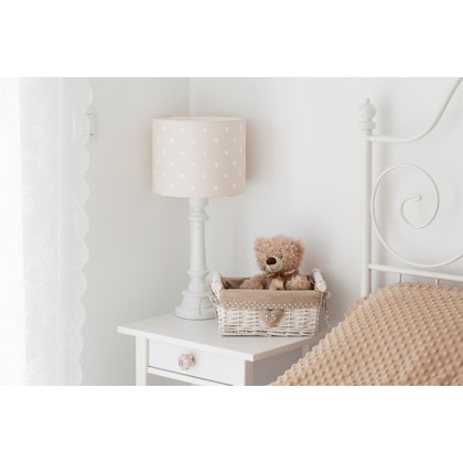 Lamps&Company, Table lamp for the children's room, dots beige