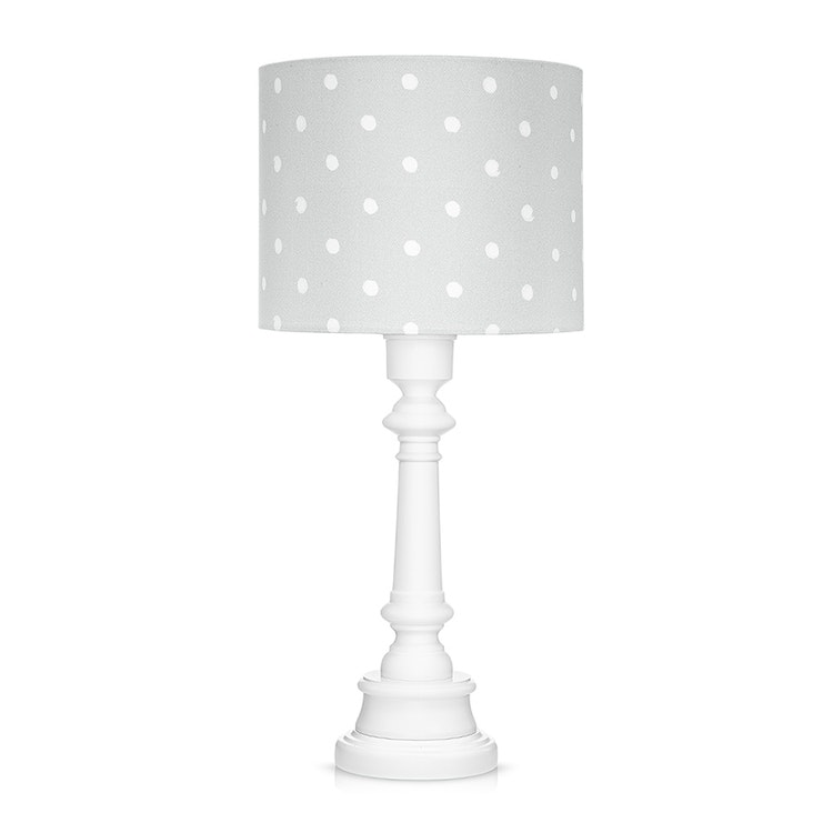 Lamps&Company, Table lamp for the children's room, dots grey 