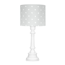Lamps&Company, Bordslampa till barnrummet, dots grey