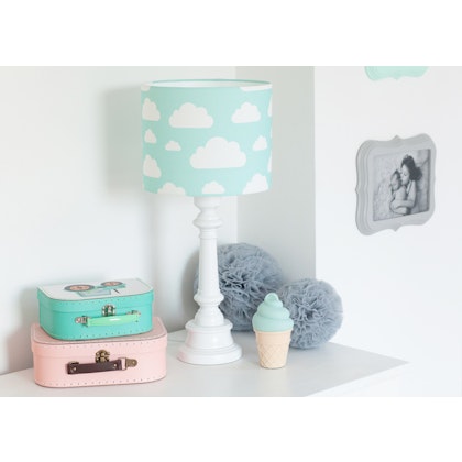 Lamps&Company, Bordslampa till barnrummet, mint moln
