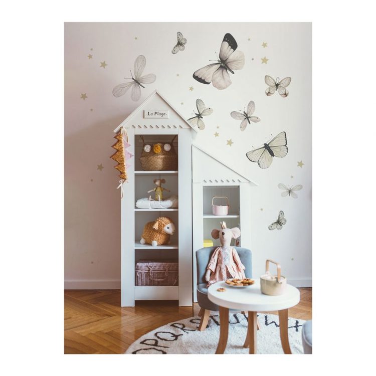 Dekornik, wall stickers butterflies 