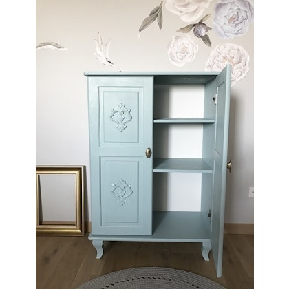 Cabinet for children's room, Charlotte dusty blue