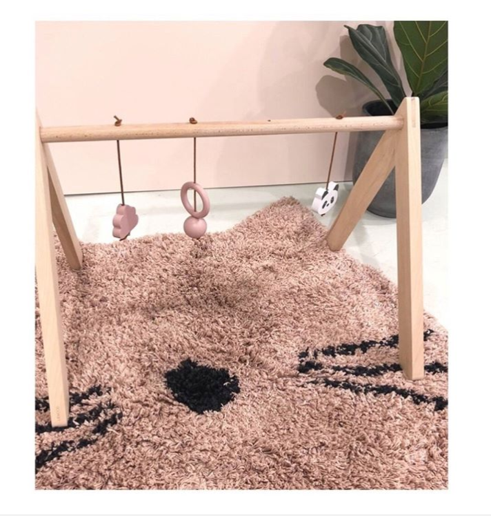 Liewood, carpet pink cat for children's room 