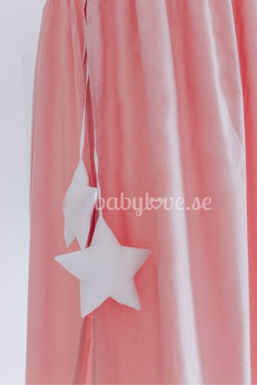 Babylove, Powder pink bed canopy with LED lights 