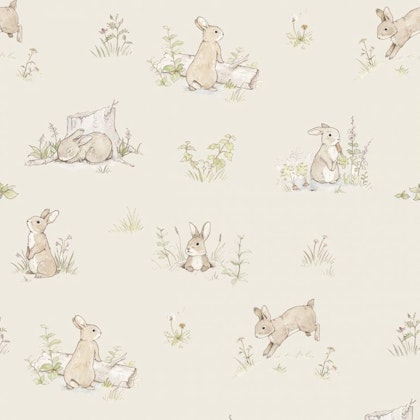 Dekornik, wallpaper Rabbit Day Beige