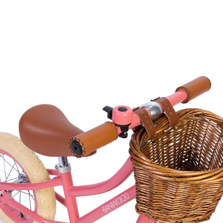 Banwood, Balance bike First Go, coral spring bike 