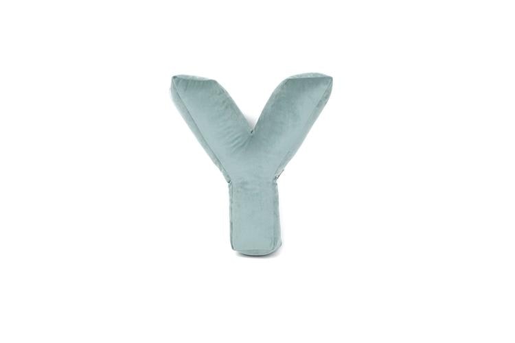 Velvet alphabet pillow - Letter Y 
