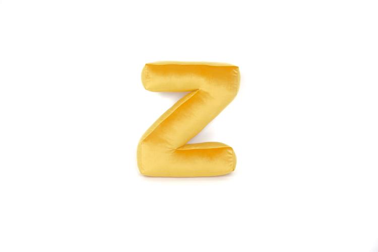 Velvet alphabet pillow - Letter Z 