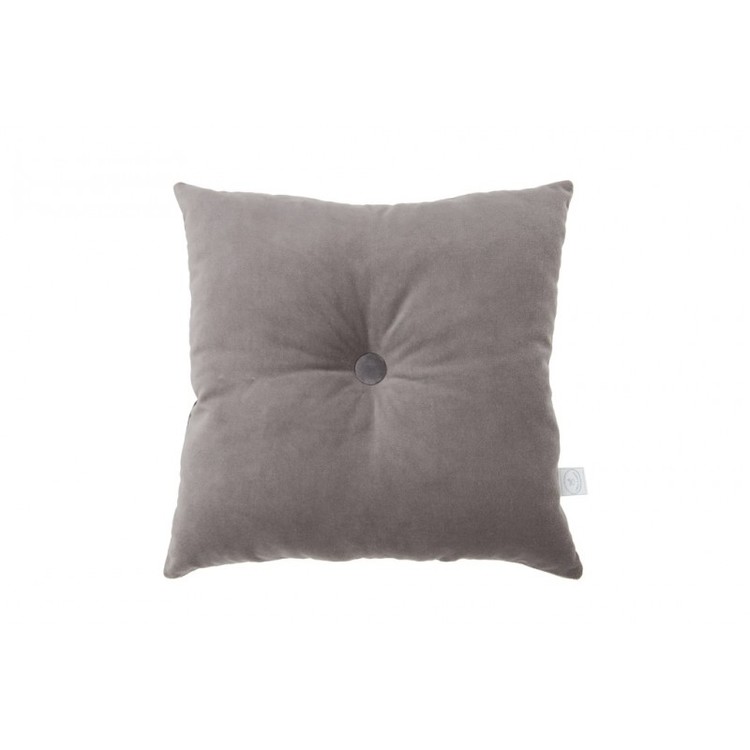 Grey cushion Velvet square, Cotton & Sweets 