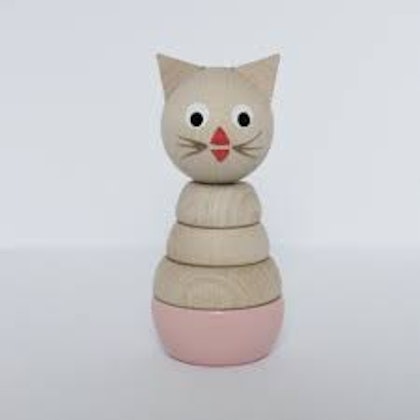 Daisy pink wooden figure, Ella & Frederik