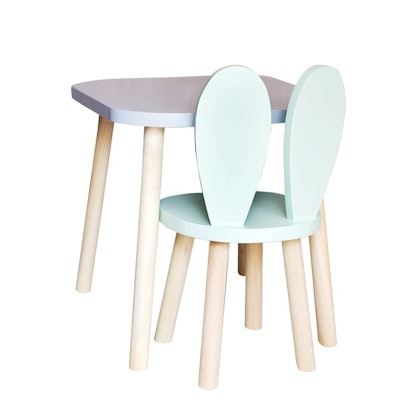 Furniture for children - Rabbit chair and table