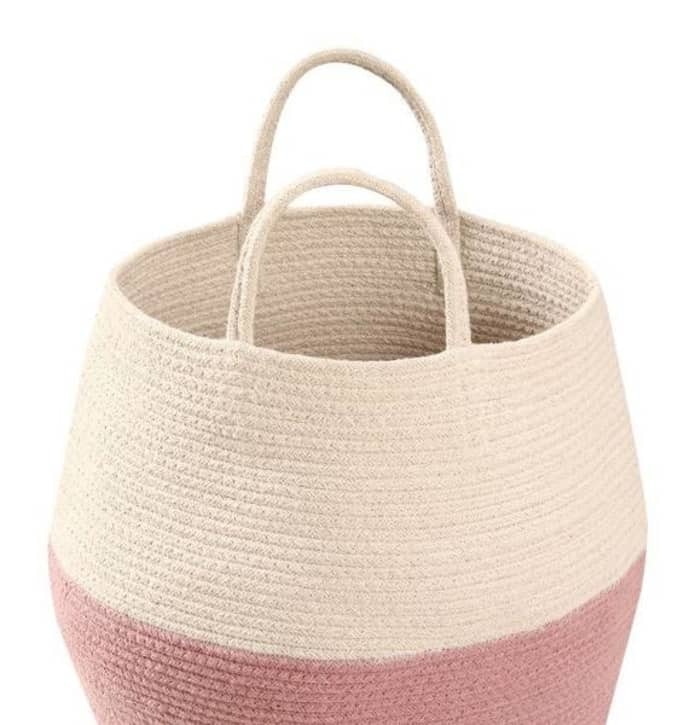Lorena Canals, pink storage basket 