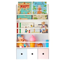 Wall shelf with three drawers, Cameleon