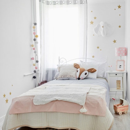 Wall stickers gold stars 39 pcs