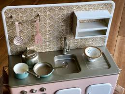 Maileg, pastel pink kitchen with accessories 