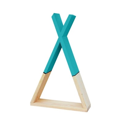 Tipi shelf, turquoise