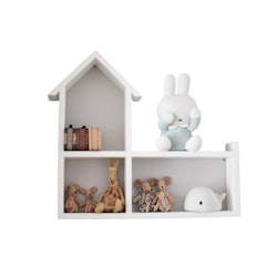 Large wall shelf for children's room, house shelf