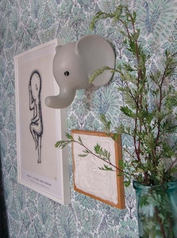 JaBaDaBaDo vägglampa trofè elefant