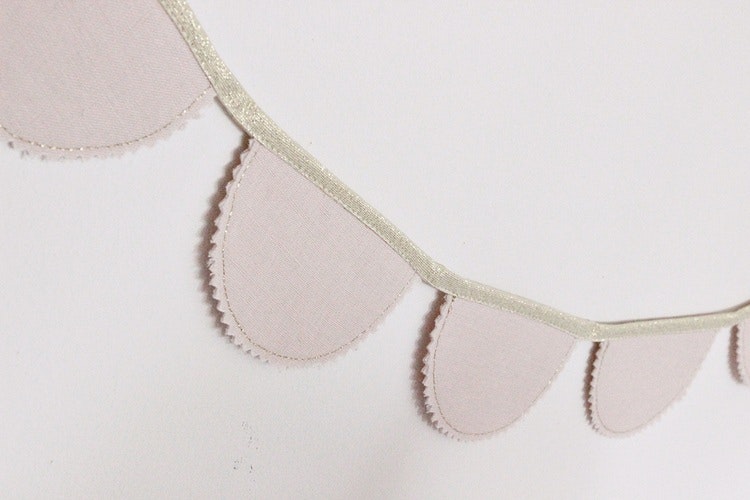 Pink garland Cotton & Sweets 