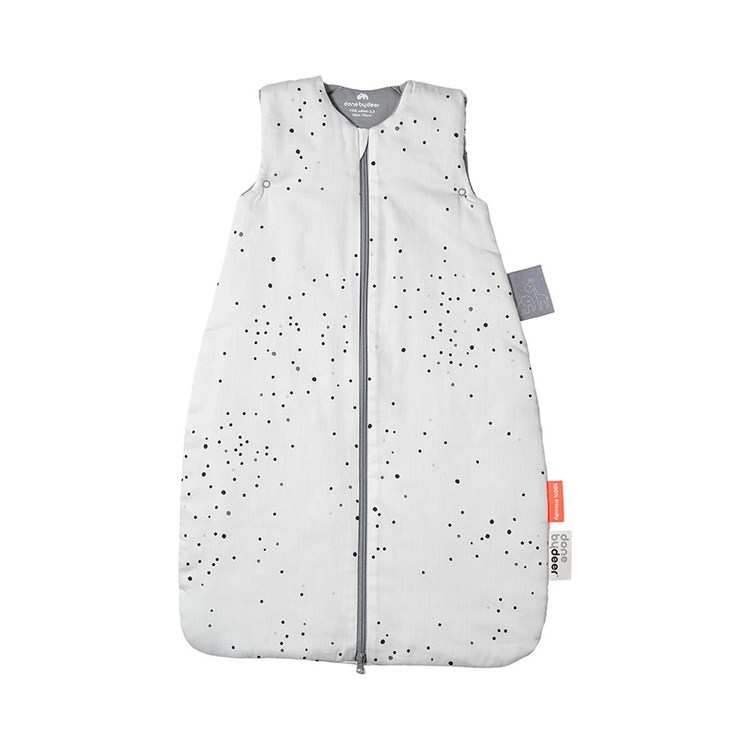 Done by Deer, sleeping bag dreamy dots grey/white 