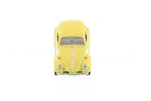 Leksaksbil Volkswagen pastell classic beetle mini gul 