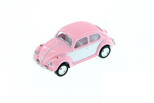 Toy car Volkswagen pastel classic beetle mini pink 