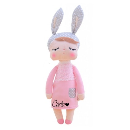 Pink rabbit doll