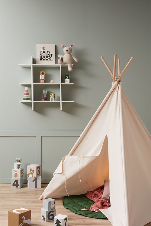 Kid's Concept, Teepee tent natural white 