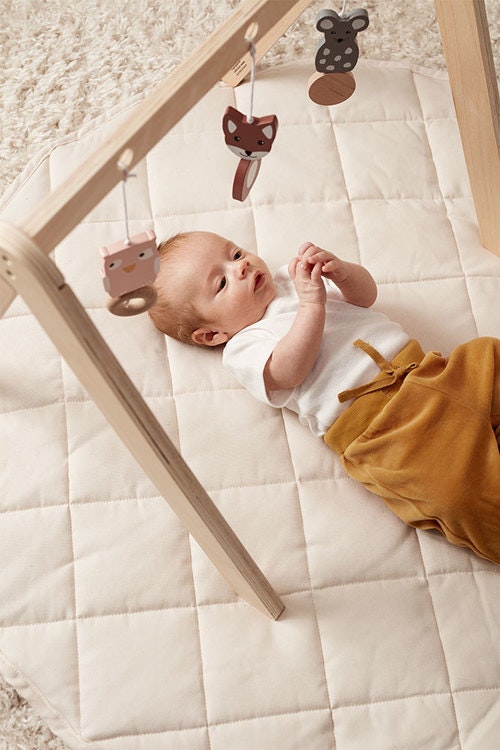 Kids Concept, play mat natural white 