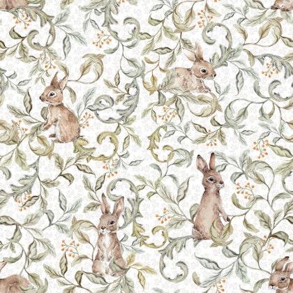 Dekornik, Wallpaper rabbits groove light