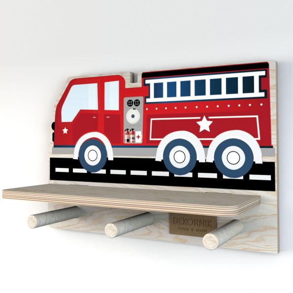 Dekornik, shelf fire truck 