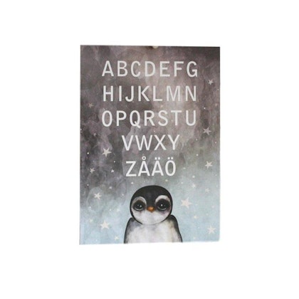 Dessin Design, poster ABC penguin A3