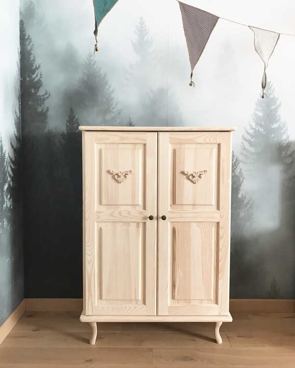 Cabinet for children's room, Charlotte natural 