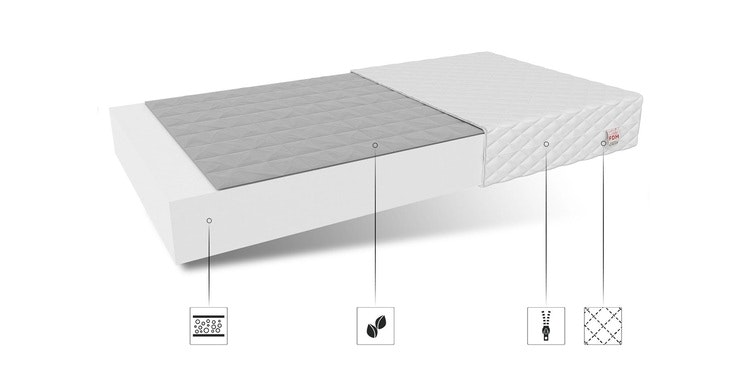 Mattress with buckwheat for Children's Beds, baby care 80x160 